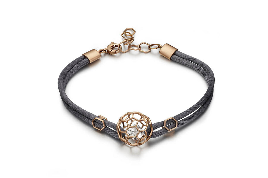 PALLINA Rose Gold Rope Bracelet